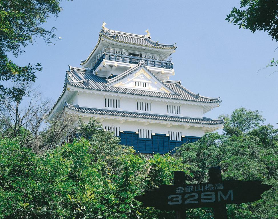 Miyako Hotel Gifu Nagaragawa Exterior foto Komine Castle